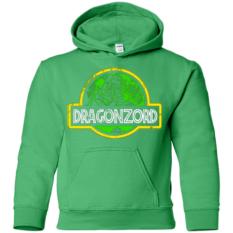 Sweatshirts Irish Green / YS Jurassic Power Green Youth Hoodie
