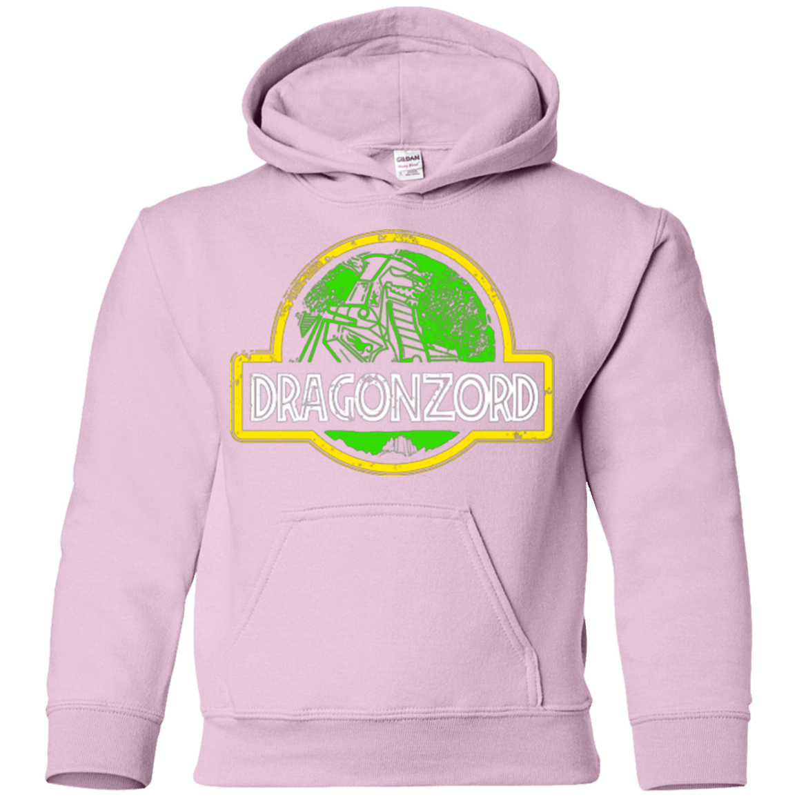 Sweatshirts Light Pink / YS Jurassic Power Green Youth Hoodie