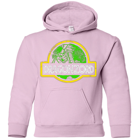 Sweatshirts Light Pink / YS Jurassic Power Green Youth Hoodie