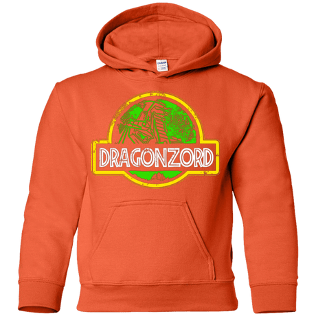 Sweatshirts Orange / YS Jurassic Power Green Youth Hoodie
