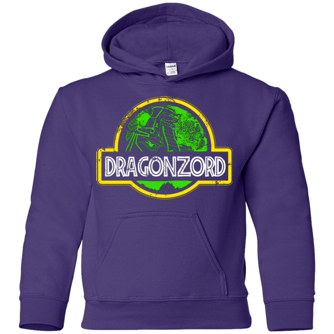 Sweatshirts Purple / YS Jurassic Power Green Youth Hoodie