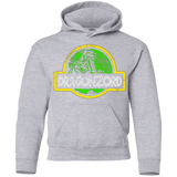 Sweatshirts Sport Grey / YS Jurassic Power Green Youth Hoodie