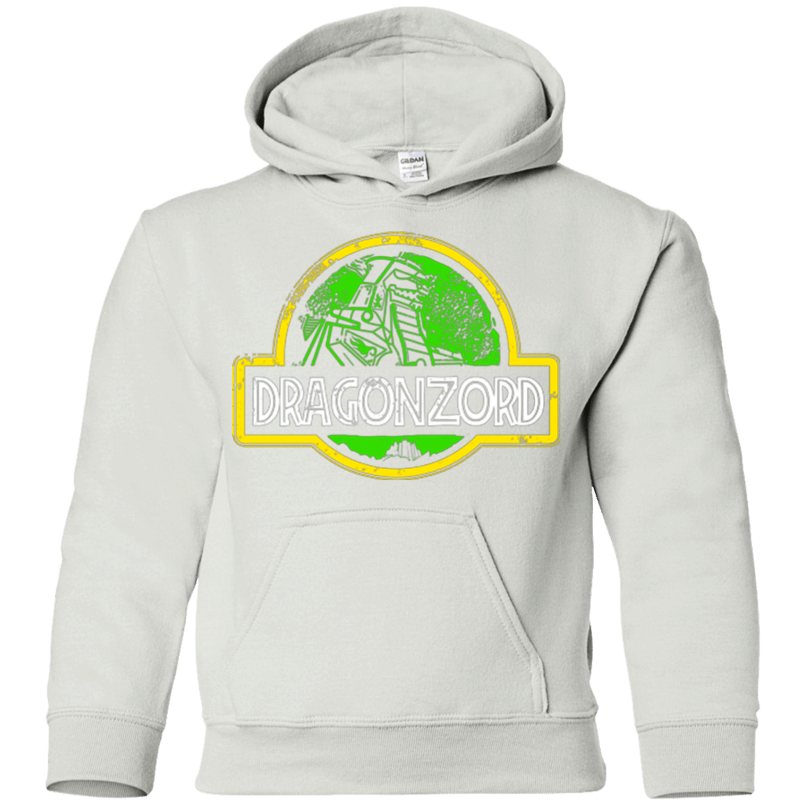 Sweatshirts White / YS Jurassic Power Green Youth Hoodie