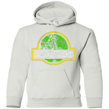 Sweatshirts White / YS Jurassic Power Green Youth Hoodie