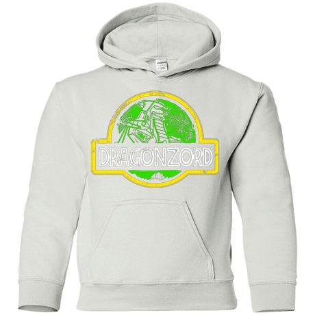 Sweatshirts White / YS Jurassic Power Green Youth Hoodie