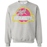 Sweatshirts Ash / Small Jurassic Power Pink Crewneck Sweatshirt