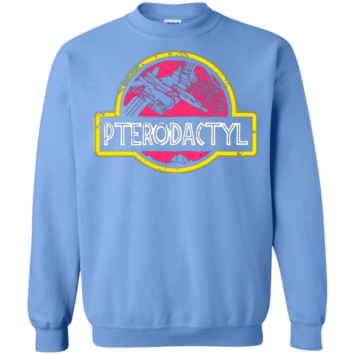 Sweatshirts Carolina Blue / Small Jurassic Power Pink Crewneck Sweatshirt