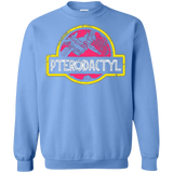 Sweatshirts Carolina Blue / Small Jurassic Power Pink Crewneck Sweatshirt