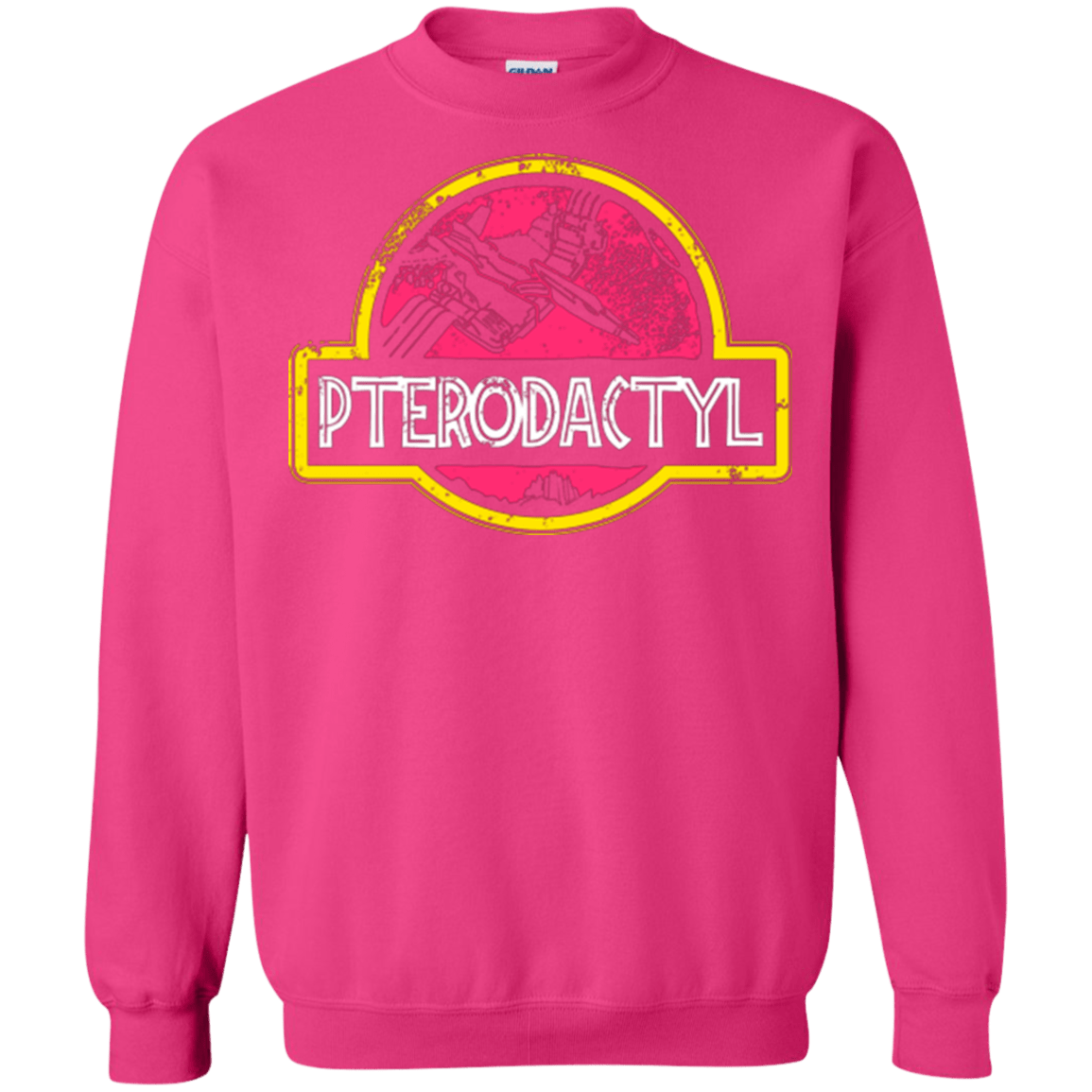 Sweatshirts Heliconia / Small Jurassic Power Pink Crewneck Sweatshirt