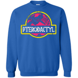 Sweatshirts Royal / Small Jurassic Power Pink Crewneck Sweatshirt