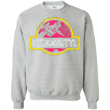 Sweatshirts Sport Grey / Small Jurassic Power Pink Crewneck Sweatshirt
