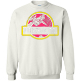 Sweatshirts White / Small Jurassic Power Pink Crewneck Sweatshirt