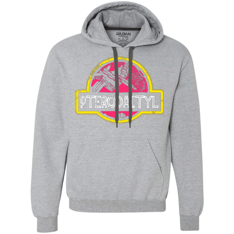 Sweatshirts Sport Grey / Small Jurassic Power Pink Premium Fleece Hoodie