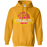 Sweatshirts Gold / Small Jurassic Power Pink Pullover Hoodie
