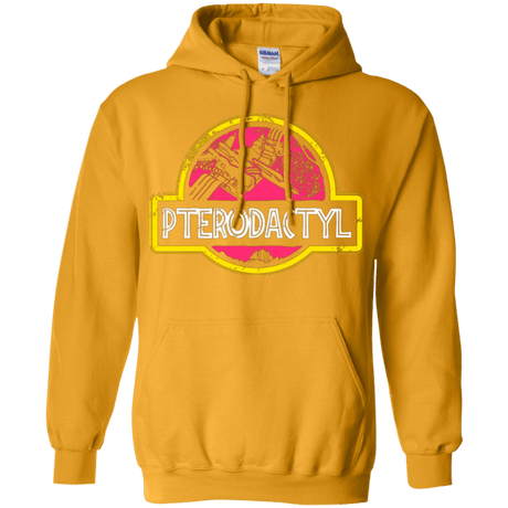 Sweatshirts Gold / Small Jurassic Power Pink Pullover Hoodie