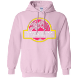 Sweatshirts Light Pink / Small Jurassic Power Pink Pullover Hoodie