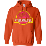 Sweatshirts Orange / Small Jurassic Power Pink Pullover Hoodie
