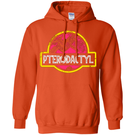 Sweatshirts Orange / Small Jurassic Power Pink Pullover Hoodie