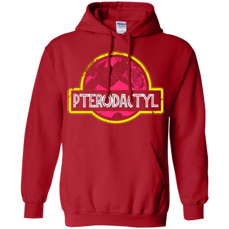 Sweatshirts Red / Small Jurassic Power Pink Pullover Hoodie