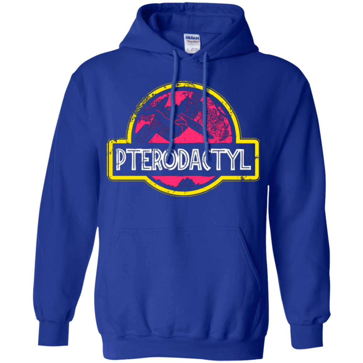 Sweatshirts Royal / Small Jurassic Power Pink Pullover Hoodie