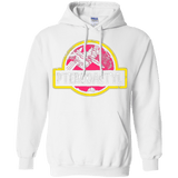 Sweatshirts White / Small Jurassic Power Pink Pullover Hoodie