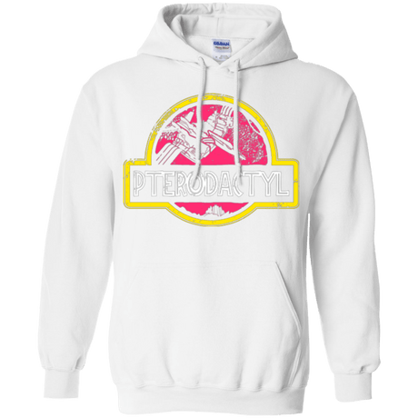 Sweatshirts White / Small Jurassic Power Pink Pullover Hoodie