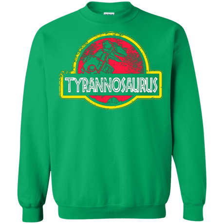 Sweatshirts Irish Green / Small Jurassic Power Red Crewneck Sweatshirt