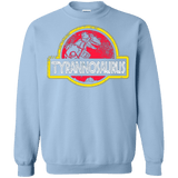 Sweatshirts Light Blue / Small Jurassic Power Red Crewneck Sweatshirt
