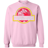 Sweatshirts Light Pink / Small Jurassic Power Red Crewneck Sweatshirt