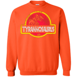 Sweatshirts Orange / Small Jurassic Power Red Crewneck Sweatshirt