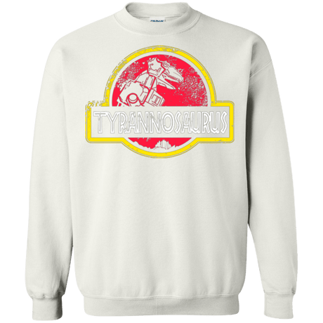 Sweatshirts White / Small Jurassic Power Red Crewneck Sweatshirt