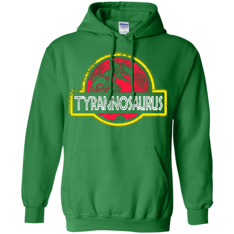 Sweatshirts Irish Green / Small Jurassic Power Red Pullover Hoodie