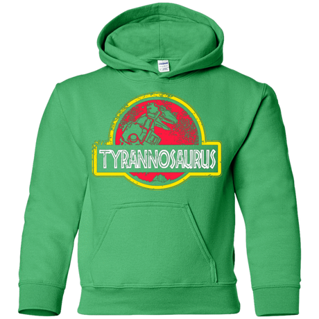 Sweatshirts Irish Green / YS Jurassic Power Red Youth Hoodie