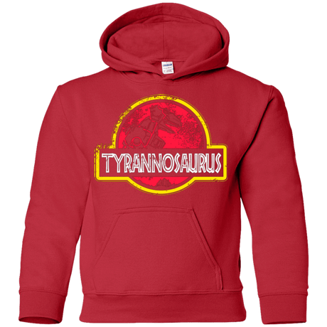 Sweatshirts Red / YS Jurassic Power Red Youth Hoodie