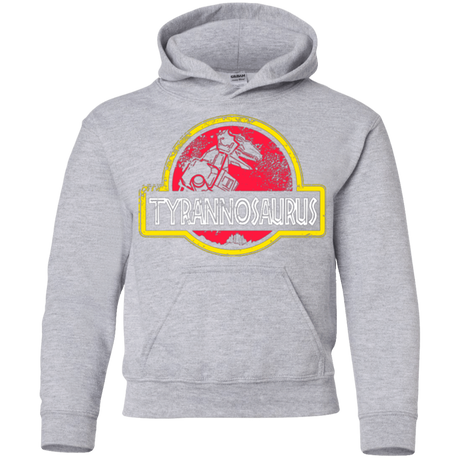 Sweatshirts Sport Grey / YS Jurassic Power Red Youth Hoodie