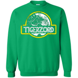 Sweatshirts Irish Green / Small Jurassic Power White Crewneck Sweatshirt