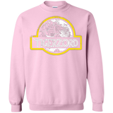 Sweatshirts Light Pink / Small Jurassic Power White Crewneck Sweatshirt