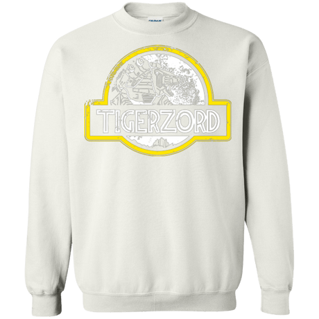 Sweatshirts White / Small Jurassic Power White Crewneck Sweatshirt