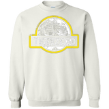 Sweatshirts White / Small Jurassic Power White Crewneck Sweatshirt