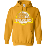 Sweatshirts Gold / Small Jurassic Power White Pullover Hoodie