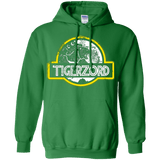 Sweatshirts Irish Green / Small Jurassic Power White Pullover Hoodie