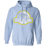 Sweatshirts Light Blue / Small Jurassic Power White Pullover Hoodie