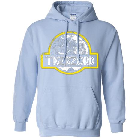 Sweatshirts Light Blue / Small Jurassic Power White Pullover Hoodie