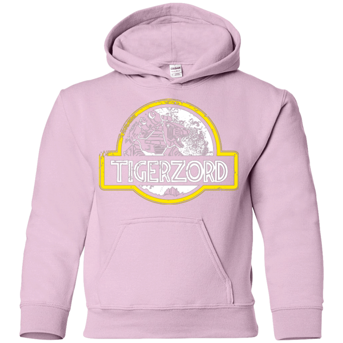 Sweatshirts Light Pink / YS Jurassic Power White Youth Hoodie