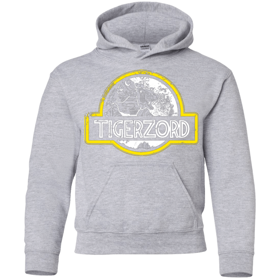 Sweatshirts Sport Grey / YS Jurassic Power White Youth Hoodie