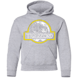 Sweatshirts Sport Grey / YS Jurassic Power White Youth Hoodie