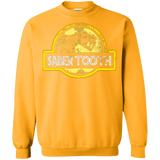 Sweatshirts Gold / Small Jurassic Power Yellow Crewneck Sweatshirt