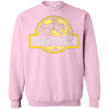 Sweatshirts Light Pink / Small Jurassic Power Yellow Crewneck Sweatshirt