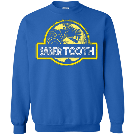 Sweatshirts Royal / Small Jurassic Power Yellow Crewneck Sweatshirt