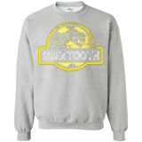 Sweatshirts Sport Grey / Small Jurassic Power Yellow Crewneck Sweatshirt